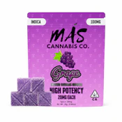 100mg MAS Gummies - Grape 5x20mg
