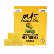 100mg MAS Gummies - Mango 5x20mg