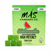 100mg MAS Gummies - Watermelon 5x20mg