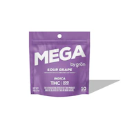 Edibles | Gron | Mega | Sour Grape | (100mg THC) [10pk]