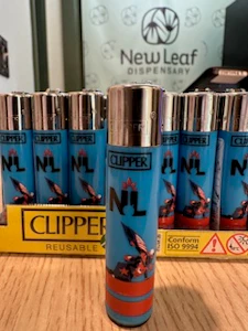 NEW LEAF - Vintage NL Rising Rebel Clipper Branded Lighter