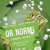Dr. Norm's 100mg Matcha Crispy Rice Treat