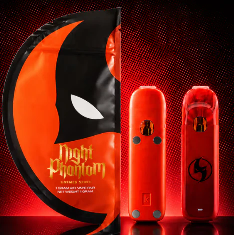 NIGHT PHANTOM - Twilight Crimson Cream All-In-One Vape - 1g Main Image