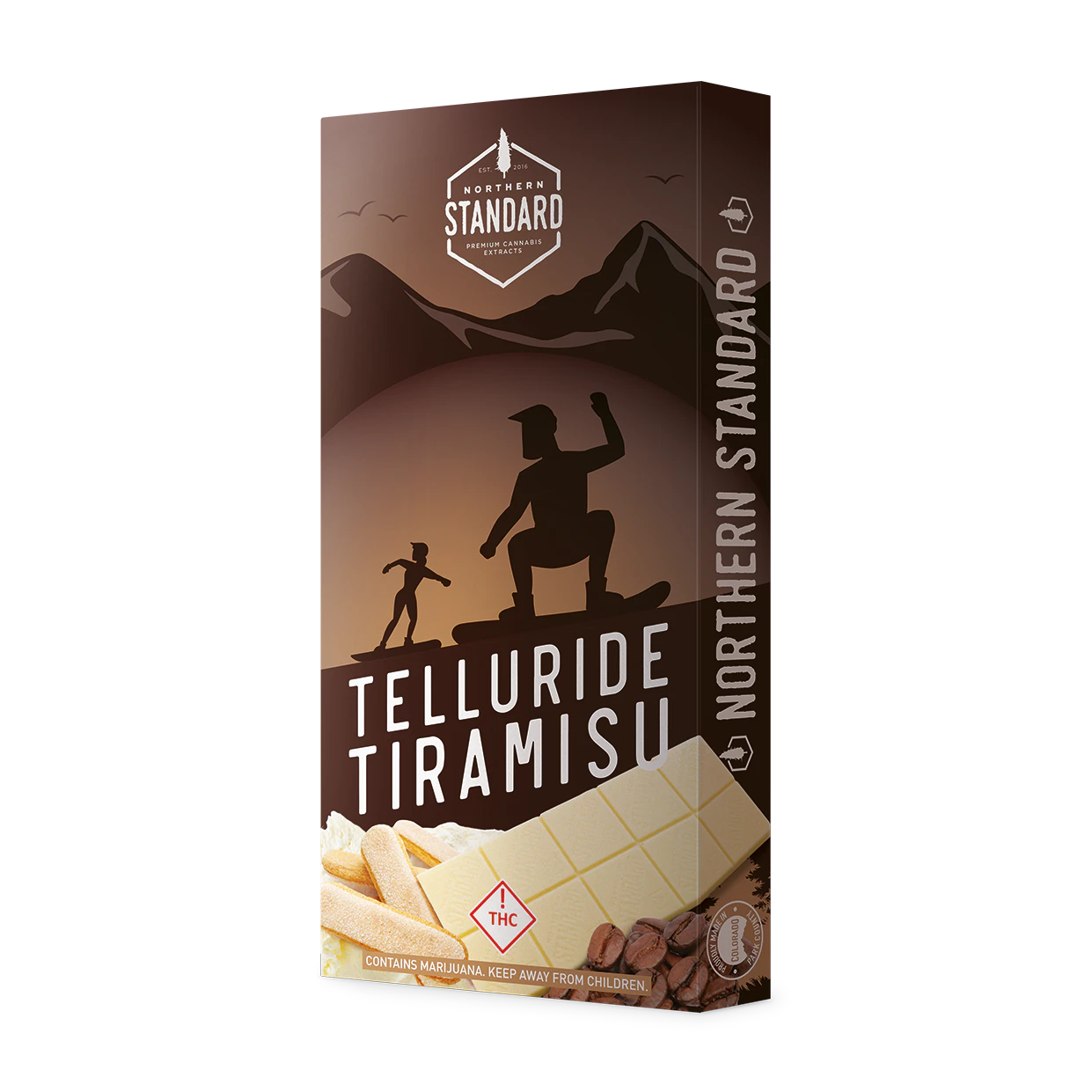 Northern Standard - Northern Standard - Chocolate - Telluride Tiramisu - 100mg Main Image