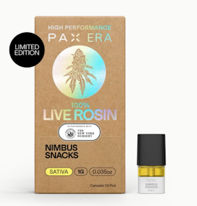 PAX - PAX 100% Live Rosin | Nimbus Snacks | Sativa pod 1G