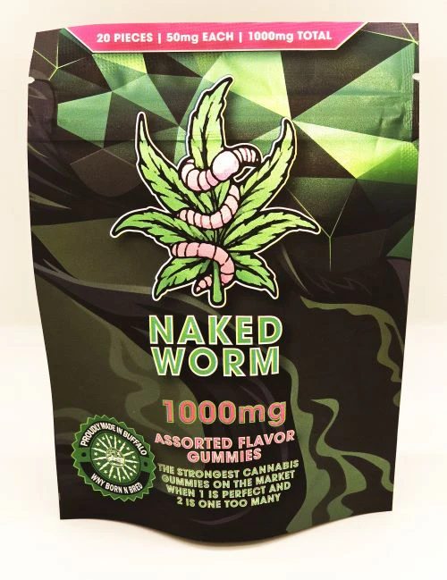 Naked Worm - NAKED WORM HYBRID 1000mg - 20pcs Main Image
