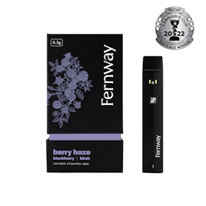 FERNWAY - Berry Haze 0.3g Traveler Vape | Fernway | Concentrate