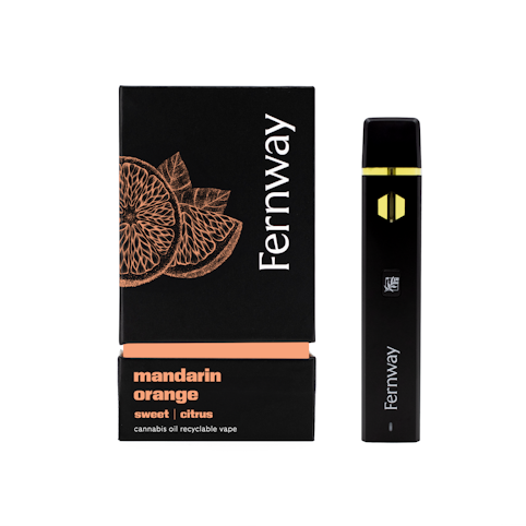 Fernway - Mandarin Orange  -Sativa- 83.16% THC | Traveler Recyclable Vape, 2.0g | Fernway    -yyy5 back
