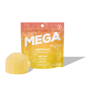 Grön Edibles - Lemonade | Gron | Gummies | MEGA | 100mg