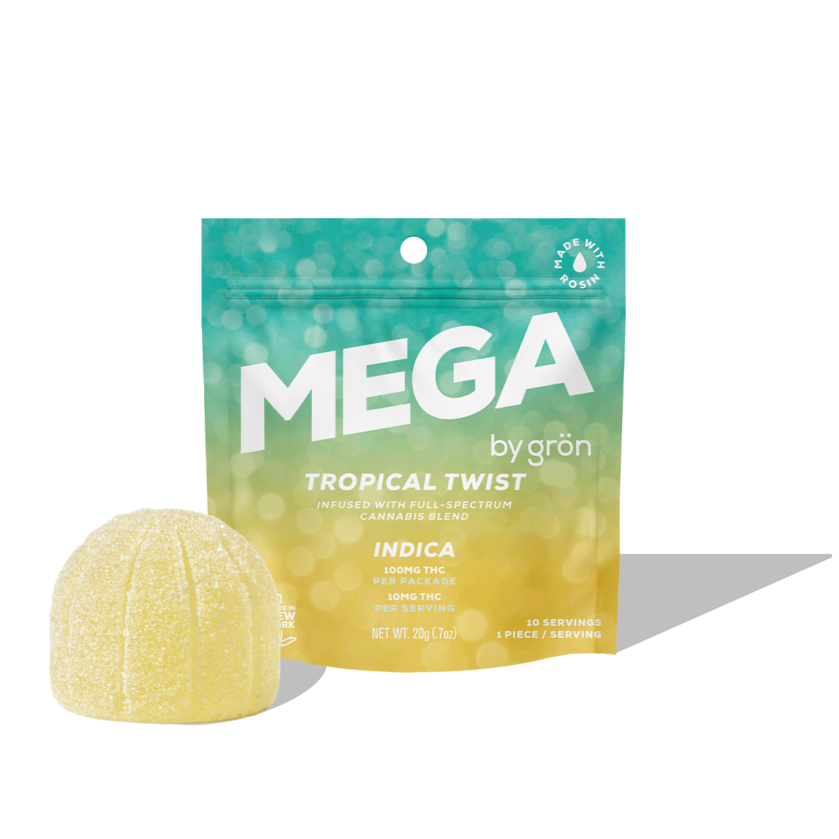 Tropical Twist Mega - 100mg - Edible