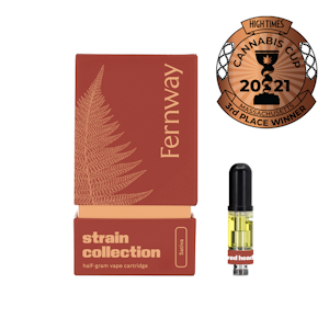 FERNWAY - Fernway - Red Headed Stranger - 74.17% THC - 0.5g Vape Cartridge - Vape Pen