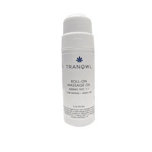 TRANQWL - Roll-On Massage Oil | 1.2:1 THC:CBD | Topical | 500mg/3oz (TRANQWL)