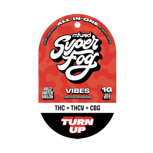 MFUSED - Mfused: Turn Up- Superfog Vibes Targeted Cannabinoids Vape - 1g AIO