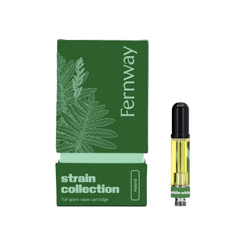 Fernway - White Widow - Sativa Hybrid - 510 Thread Vape Cartridge - 1.0g - Fernway    -uuu11 back