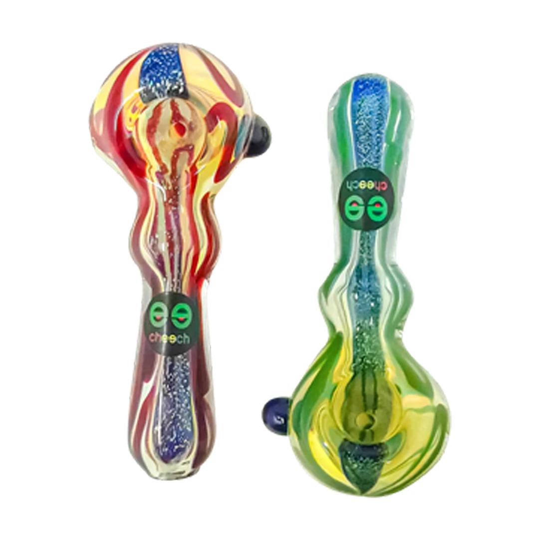 CHEECH GLASS - 4" ASSORTED DICHRO SPOON - CHEECH GLASS Main Image