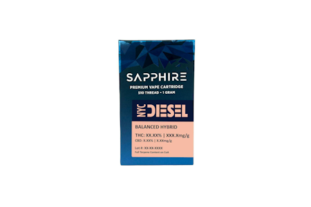 Sapphire - NYC Diesel | Cartridge | 1g | Sapphire