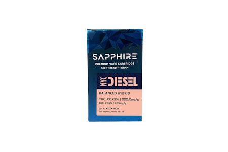 Sapphire - NYC Diesel | Cartridge | 1g | Sapphire