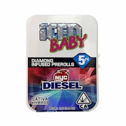NYC Diesel (SH) | 5pc Infused Prerolls | ICED Baby