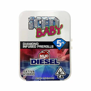 ICED - NYC Diesel (SH) | 5pc Infused Prerolls | ICED Baby