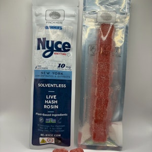 Nyce - Nyce - Pink Lemonade - Live Hash Rosin - 100mg - 10mg x 10ct - Edibles