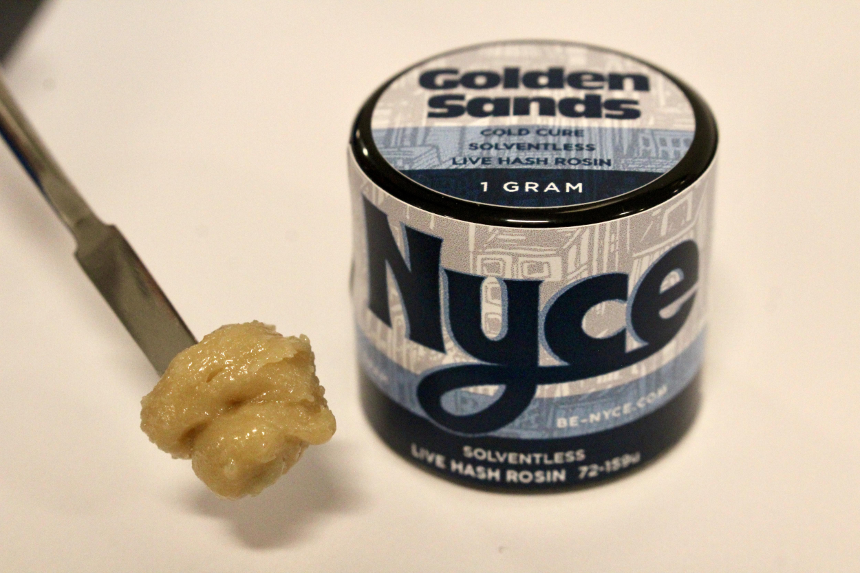 Golden Sands -Hybrid- 74.87% THC | Live Rosin (Concentrate) 1g | Nyce     - refrigerator bf1 BOX 2