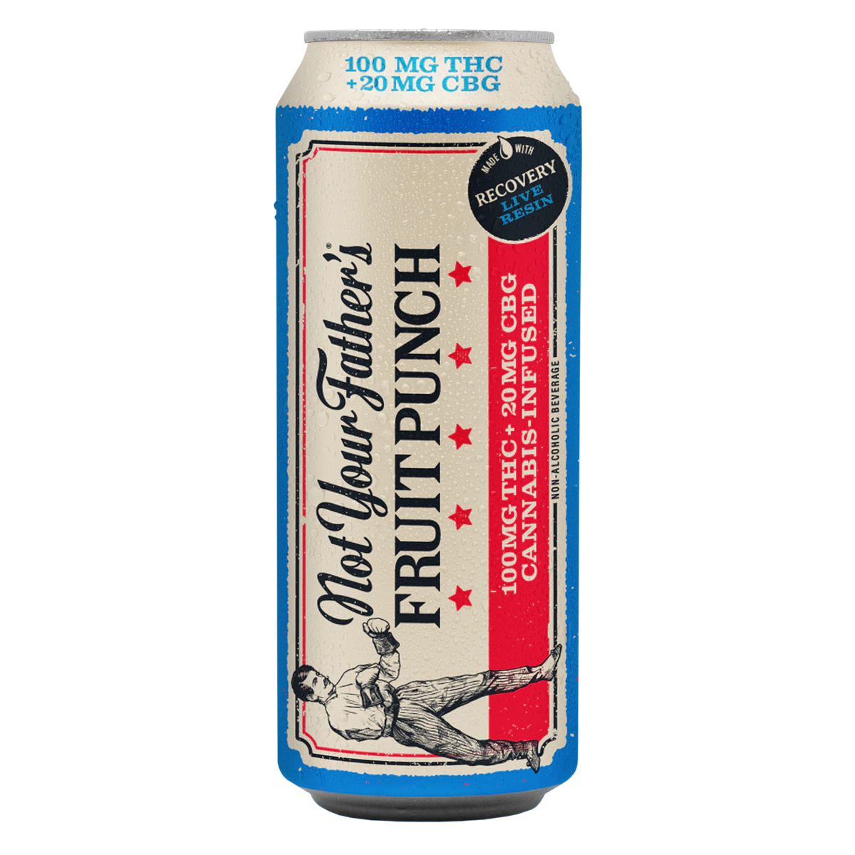 Not Your Father's - Not Your Father's Fruit Punch 100mg THC + 20mg CBG Live Resin Single Can Main Image