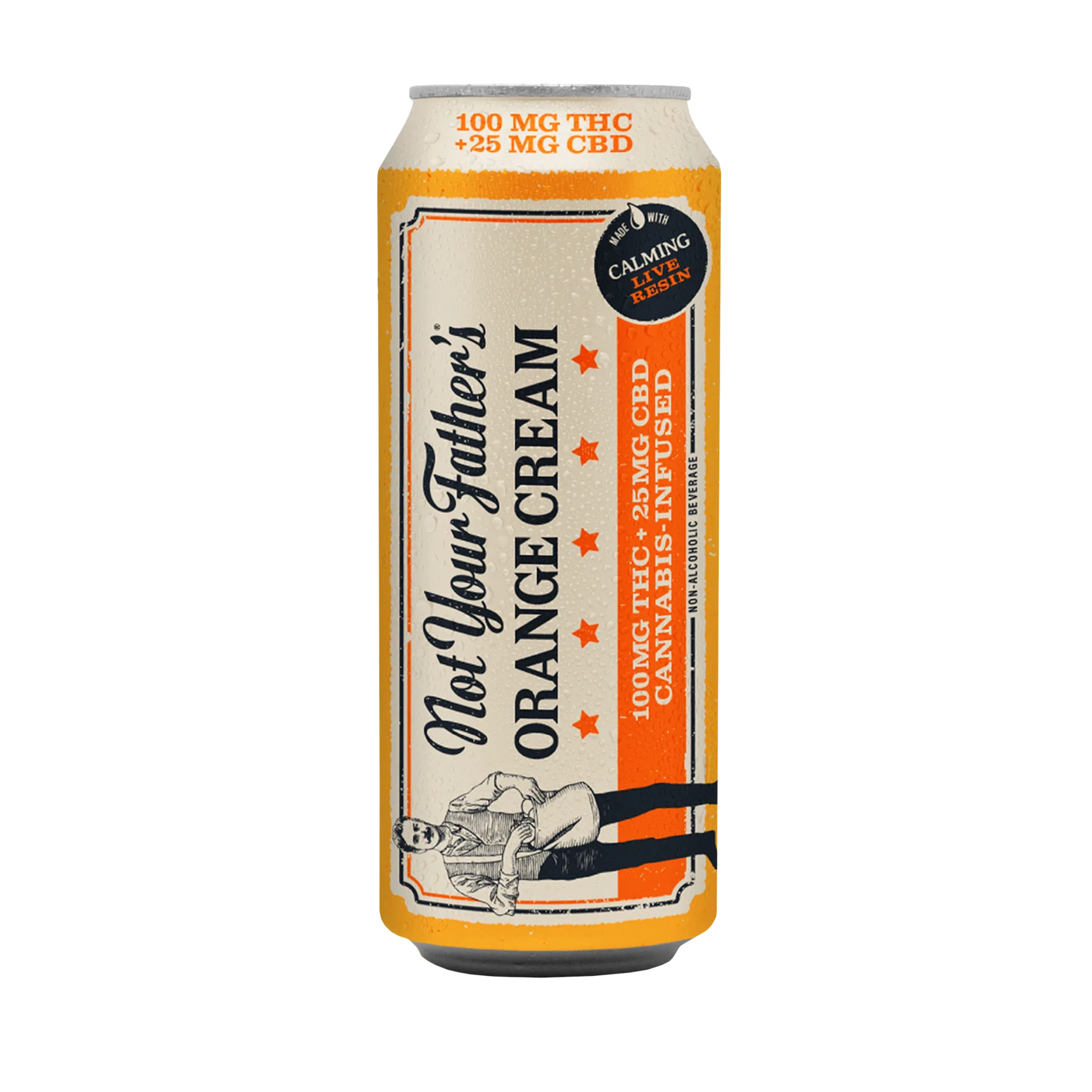 Not Your Father's - Not Your Father's - 16oz 4:1 THC/CBD 100mg Soda Beverage (Orange Cream) Main Image