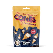 Cannabals - Cookies & Cream Cones - 100mg