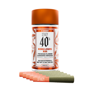 STIIIZY - STIIIZY | KING LOUIS XIII - 5PK INFUSED | PREROLL | 2.5G