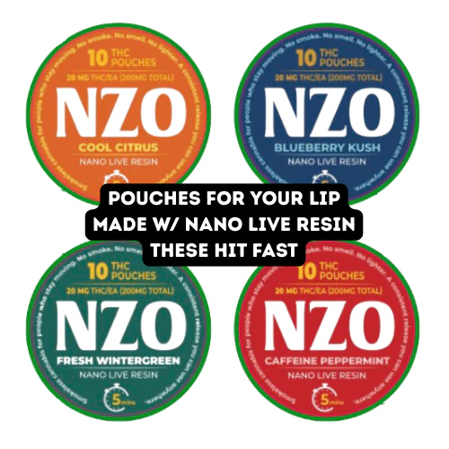 NZO - Blueberry Kush - 10mg THC Pouches Main Image