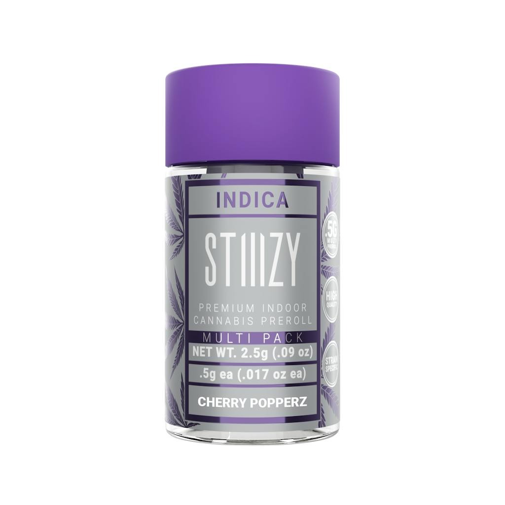 Stiiizy Cherry Popperz Naked 5-Pack Pre-Roll 2.5g