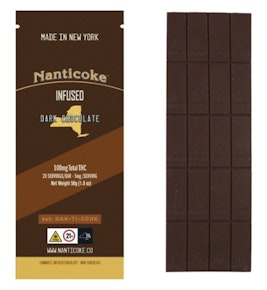 Nanticoke | Edible | Chocolate- Infused Dark Chocolate Bar | 100mg