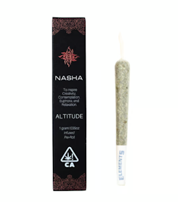 NASHA - Nasha Altitude Infused Preroll 1g Hella NTZ x Nectarine J