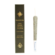 Nasha Rosin Infused 1g Preroll G Tank x Super Boof