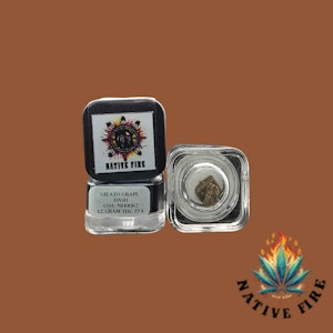 Native Fire - Native Fire 1g Hash- Gelato Grape