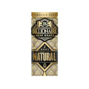 Billionaire - Natural Hemp Wraps (2pk)