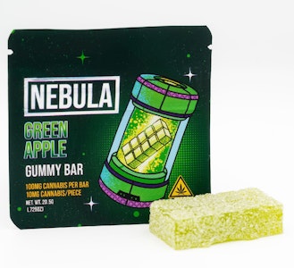 Nebula - Gummy Bar - Green Apple - 100mg THC