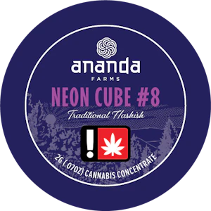Ananda Farms - Neon Cube #8 Hash Concentrate | 2g (Cured Traditional Hash)