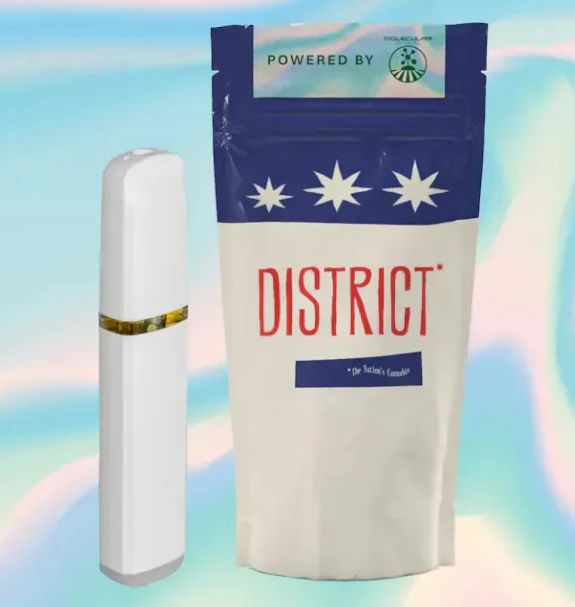 District Cannabis - Blueberry Parfait 2g DISPOSABLE Live Terpene Vape Main Image