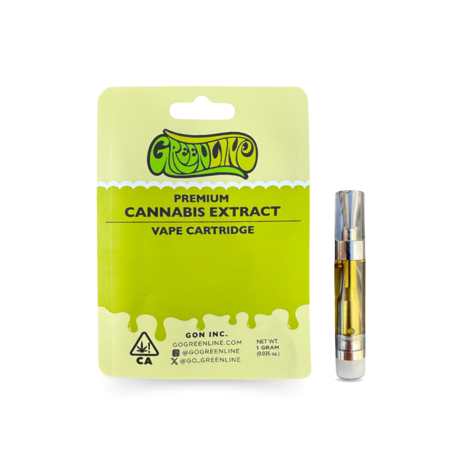 Greenline - Greenline | Vape Cartridge | Sour Diesel | 1g Main Image