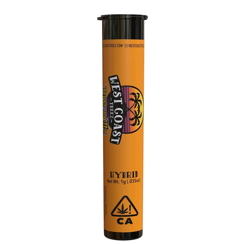 West Coast Treez - West Coast Treez Newport Nirvana Pre-Roll 1.0g Main Image