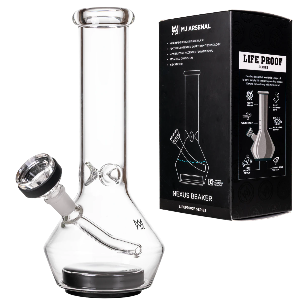 MJ ARSENAL - Nexus Bong | 9.5inch 14mm Connection | MJ Arsenal Main Image