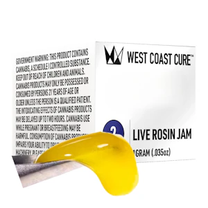 West Coast Cure - Niche | 1g Tier 2 Live Rosin Jam | West Coast Cure
