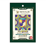 Sour Blackberry Lemonade "Nite QU4D Kicker" Gummies | 2pc 400mg 2:1:4:1 (THC:CBD:CBN:CBG) (Live Resin)