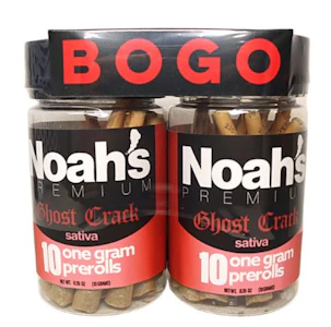 Noahs Premium BOGO - Noah's Premium BOGO 10pk Prerolls 20g Ghost Crack