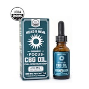 Head and Heal CBG- Focus Tincture- 600mg