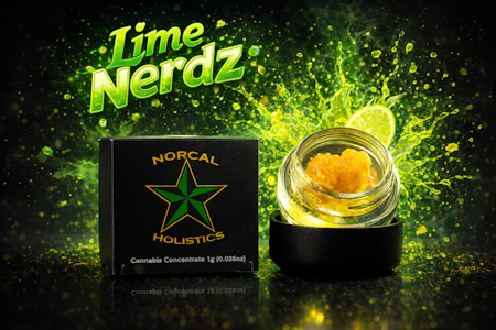 NORCAL HOLISTICS - NorCal Live Resin Sugar 1g - Lime Nerdz 79%