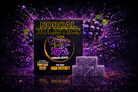 NORCAL HOLISTICS - NorCal Infused Gummies - Indica Grape 100mg