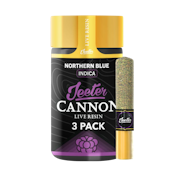 Northern Blue (I) | .5g 3pk Live Resin Baby Cannon Prerolls | Jeeter