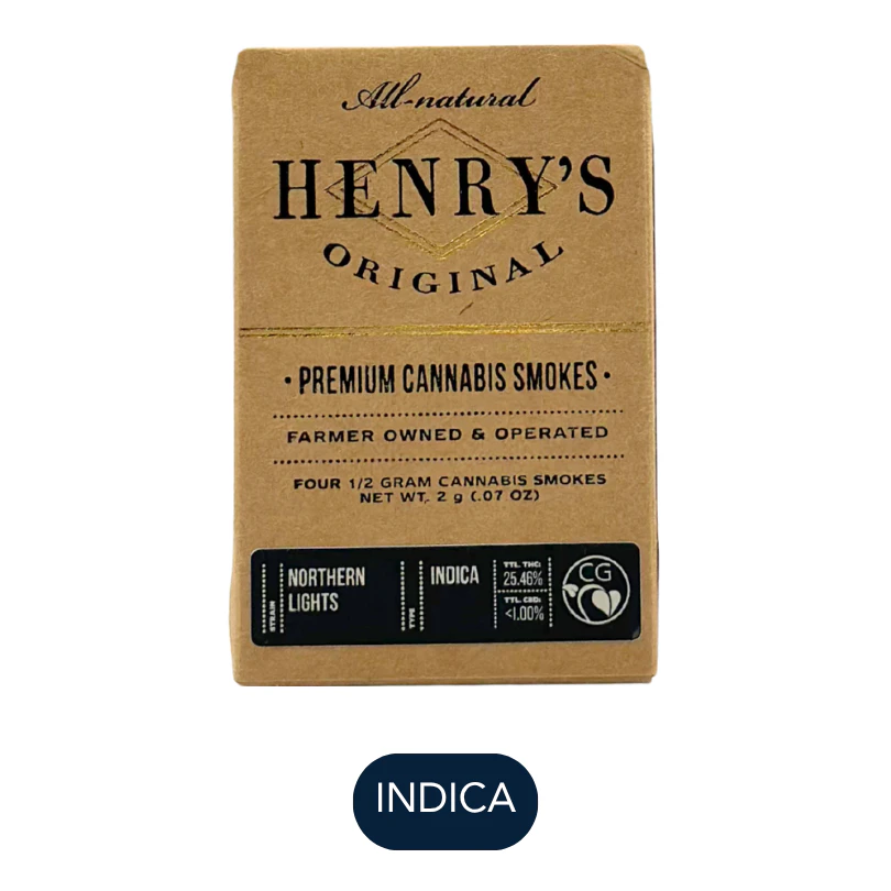 Henry's Original - Henry's Original - Northern Lights - Preroll Pack - 4pk - 2.0g Main Image